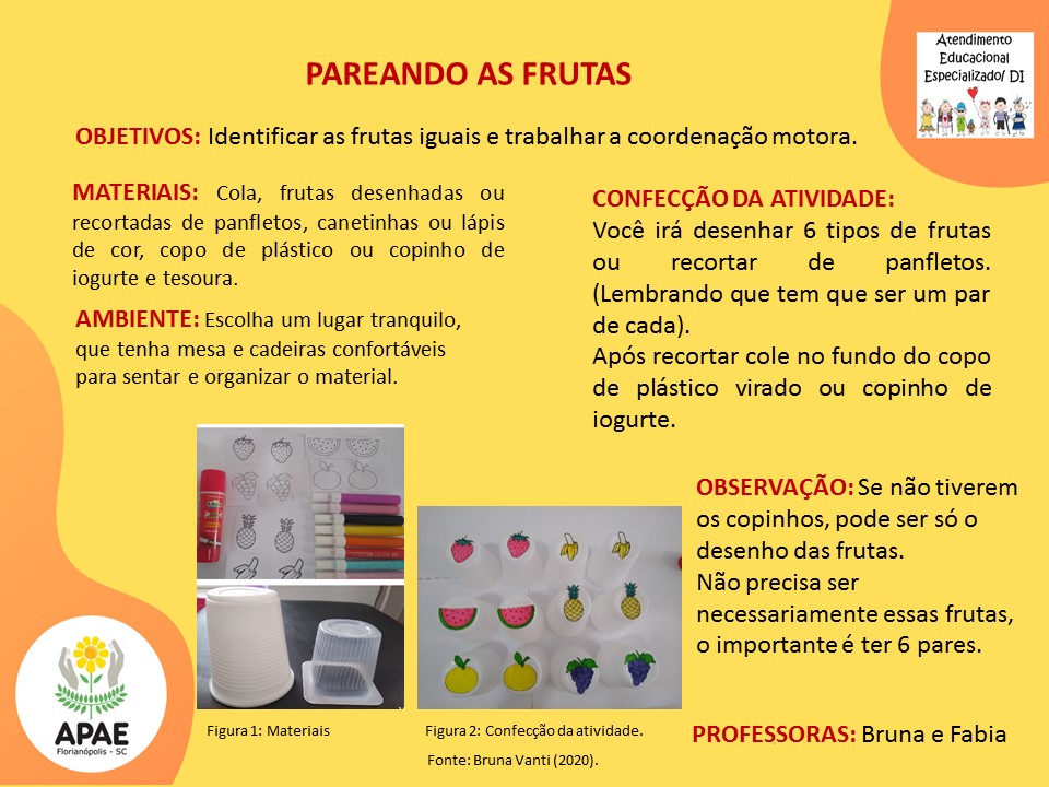 Atendimento Educacional Especializado - Pareando as Frutas