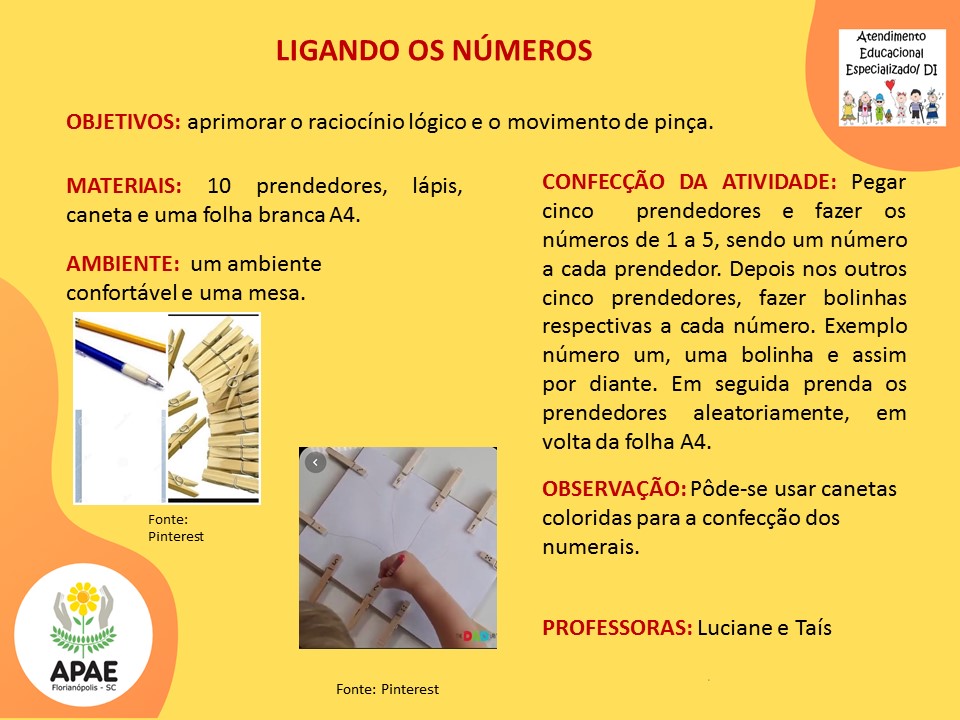 Atendimento Educacional Especializado - Ligando os Números