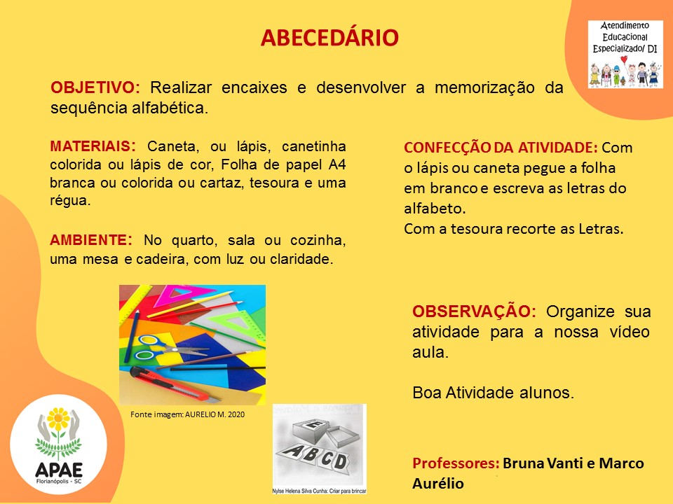 Atendimento Educacional Especializado - Abecedário