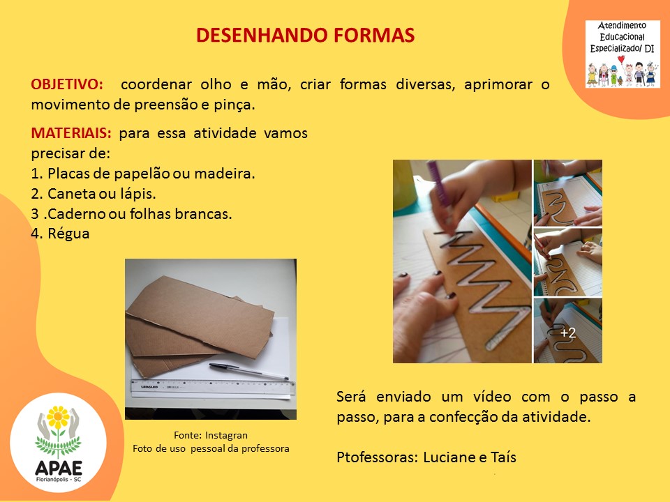 Atendimento Educacional Especializado - Desenhando Formas