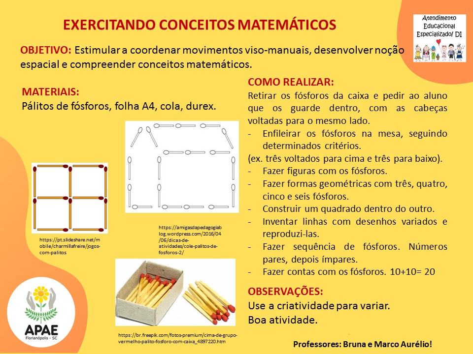 Atendimento Educacional Especializado - Executando Conceitos Matemáticos