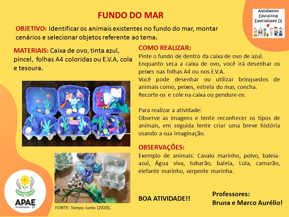 Atendimento Educacional Especializado - Fundo do Mar