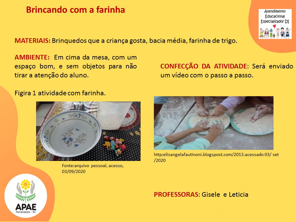 Estimulação Precoce 2 - Brincando com Farinha