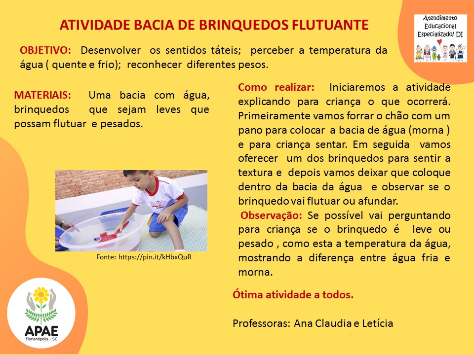 Estimulação Precoce 2 - Bacia Flutuante