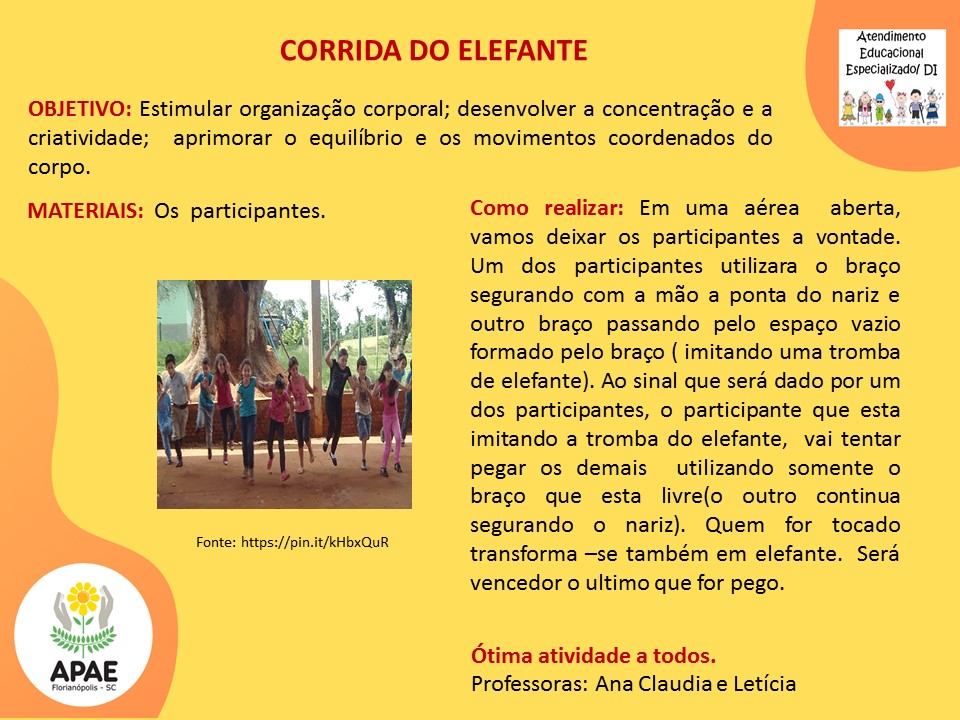 Estimulação Precoce 2 - Corrida do Elefante