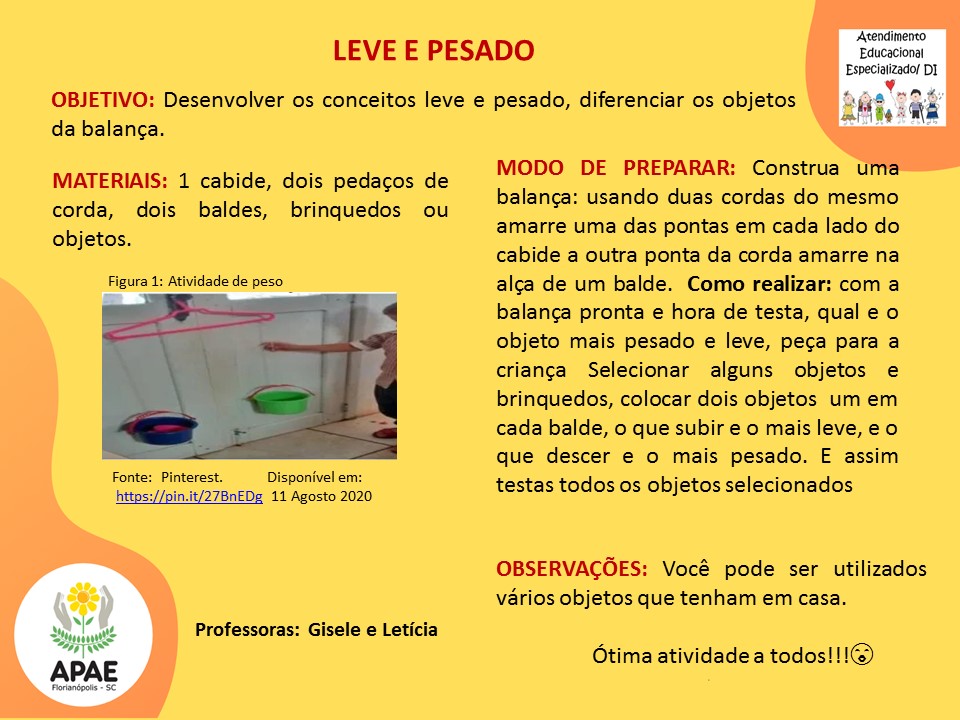 Estimulação Precoce 2 - Leve e Pesado