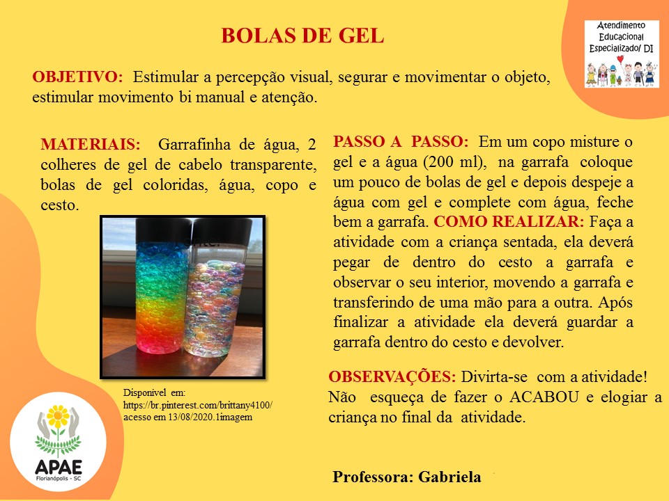 Estimulação Precoce 1 - Bolas de Gel