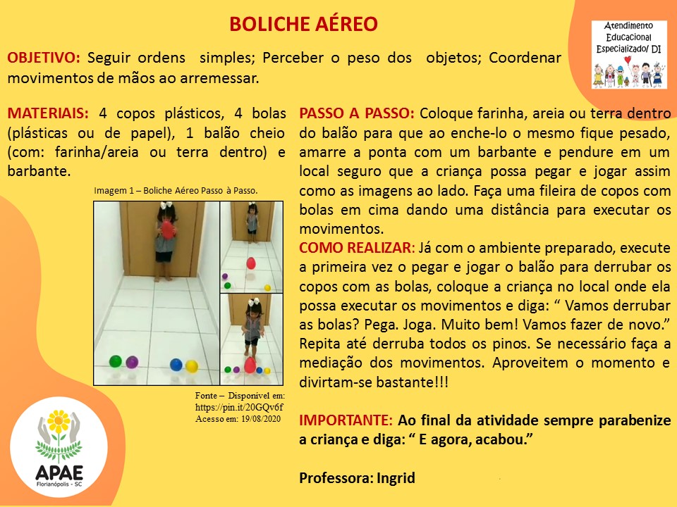 Estimulação Precoce 1 - Boliche Aéreo