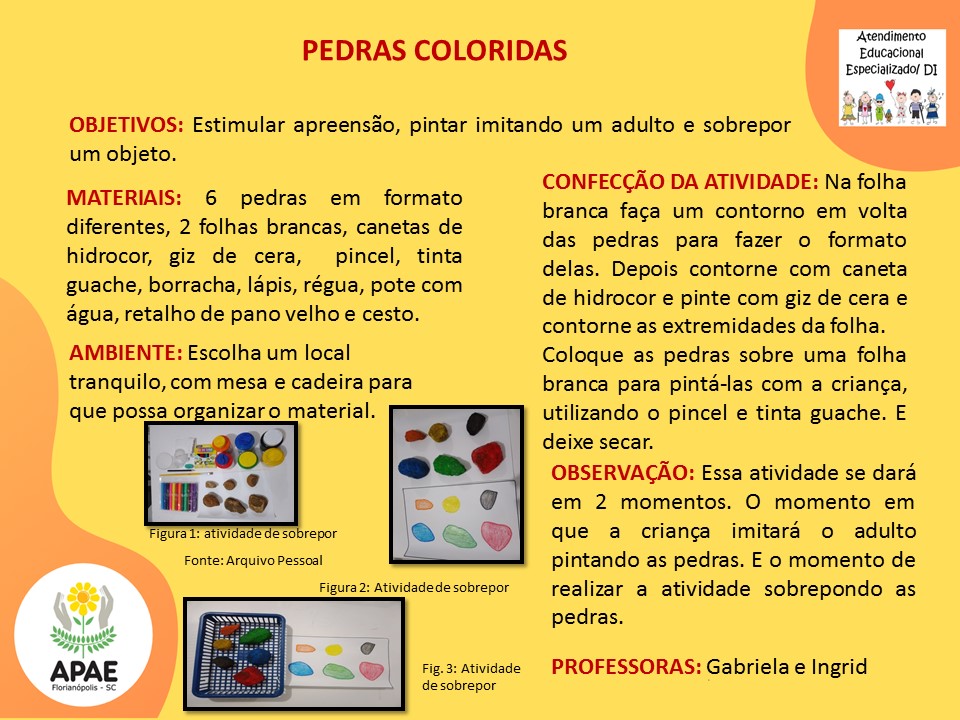 Estimulação Precoce 1 - Pedras Coloridas