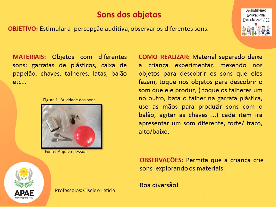 Estimulação Precoce 2 - Sons Dos Objetos