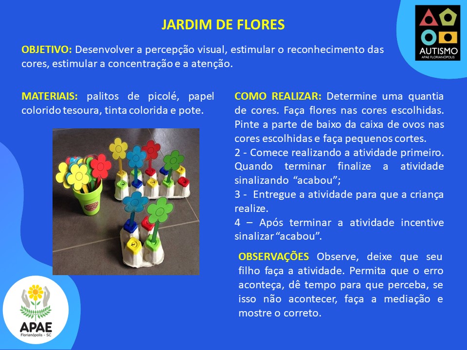 Jardim de Flores - SAE - Artes