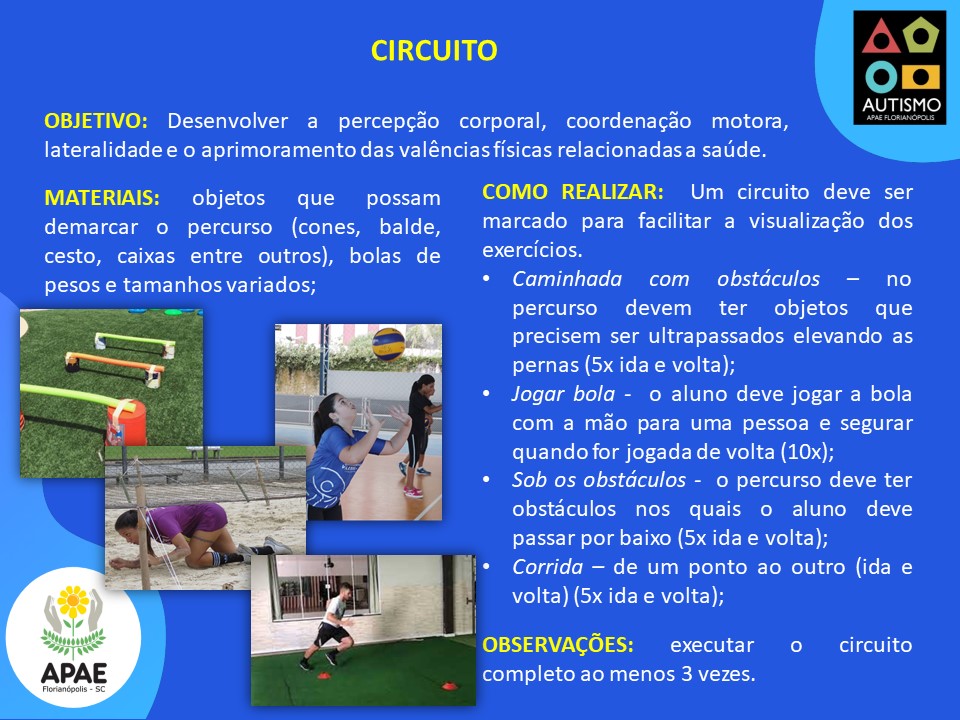 Circuito 01 - SAE - Educação Física