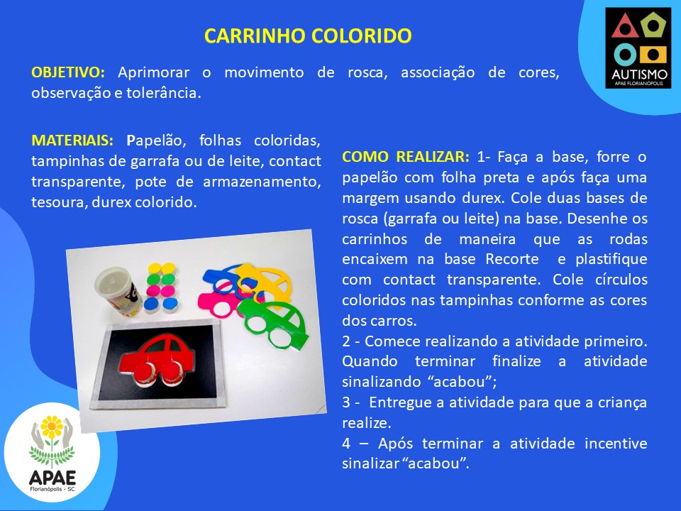 Carrinho Colorido - Estimulação 2