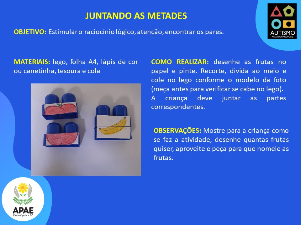 Juntando as metades - Estimuláção 2