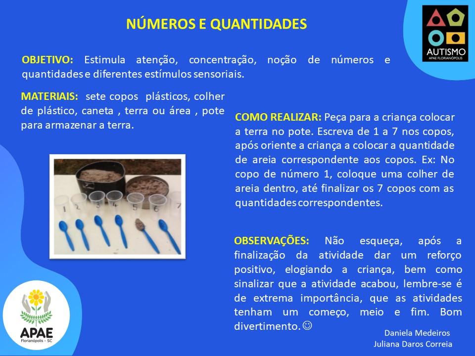 Números e Quantidades - AEE / TEA