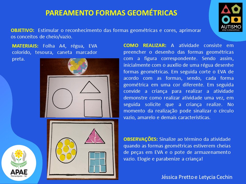 Pareamento de Formas Geométricas - AEE