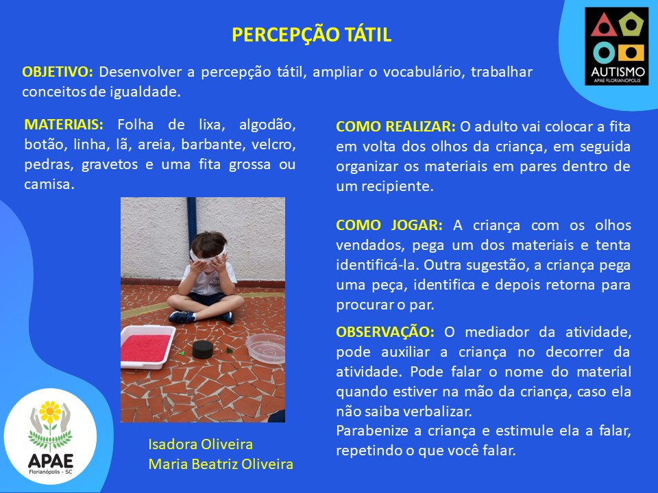 Percepção Tatil - AEE