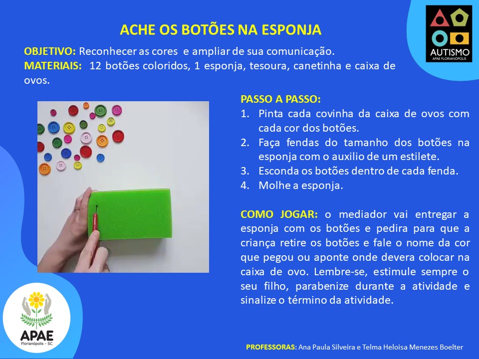 Ache os Botões na Esponja - AEE