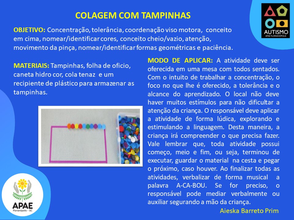 Colagem com Tampinhas - EP