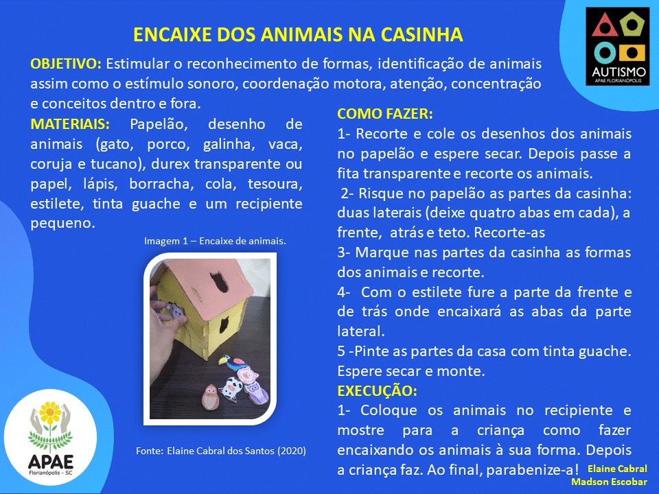 EPI-II - Encaixe dos animais na casinha