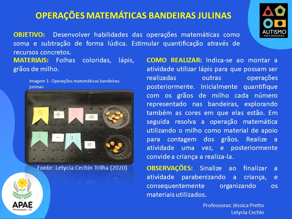 TEA - Operações Matemáticas com Bandeiras