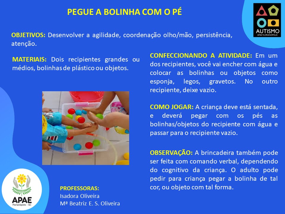 TEA - Pegue a Bolinha com o Pé