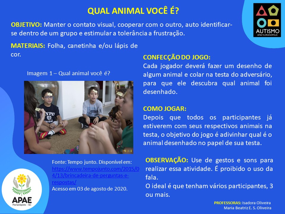 AEE TEA - Qual animal você é