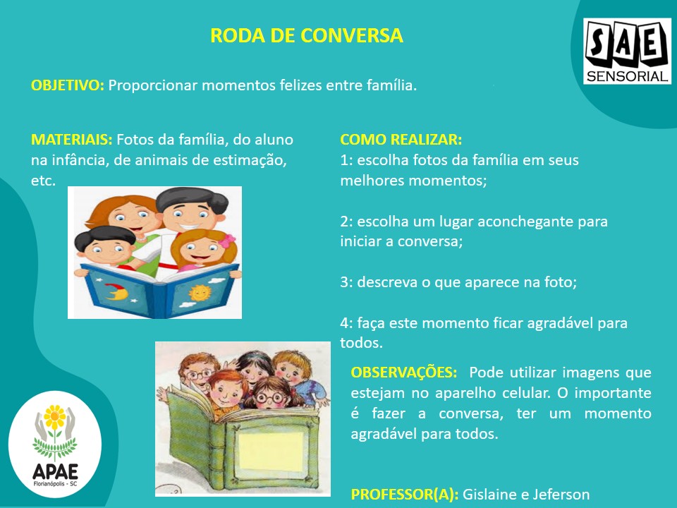 Roda de Conversa - SAE Sensorial