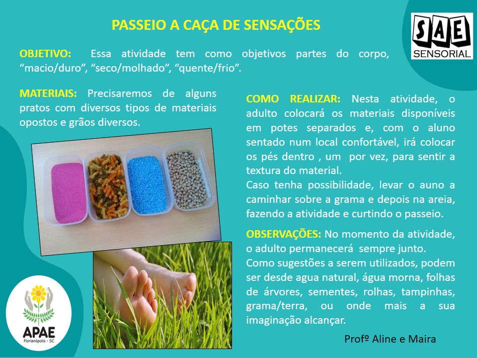 Caça das Sensações - SAE Sensorial