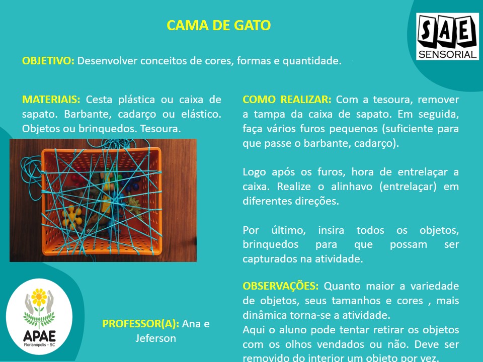 Cama de Gato - SAE Sensorial