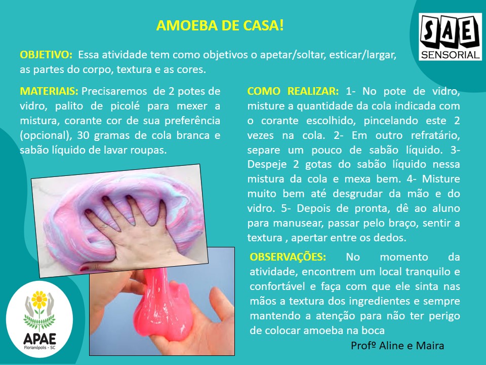 Amoeba caseira - SAE Sensorial