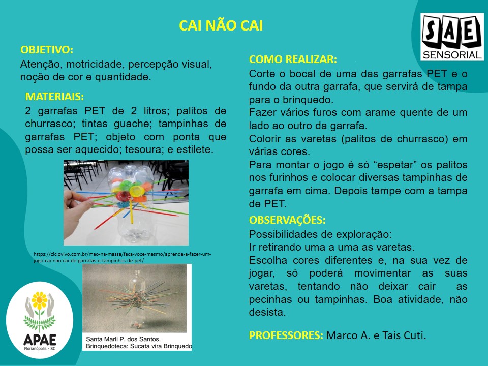 Cai não Cai - SAE Sensorial